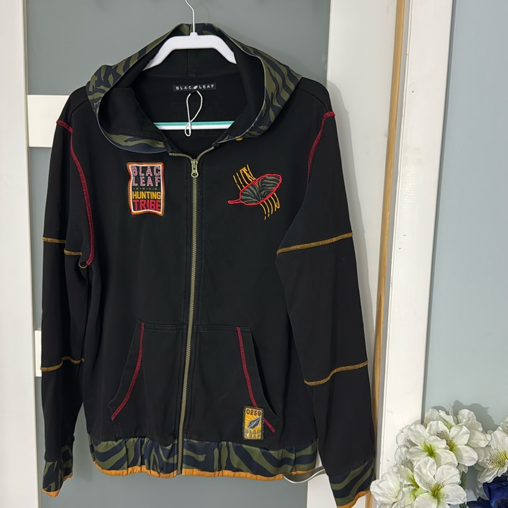 Blac Leaf - Hunting Tribe Full Zip Hoodie Size L View 2
